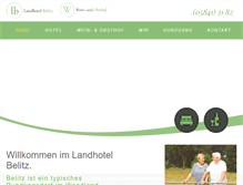 Tablet Screenshot of landhotel-belitz.de